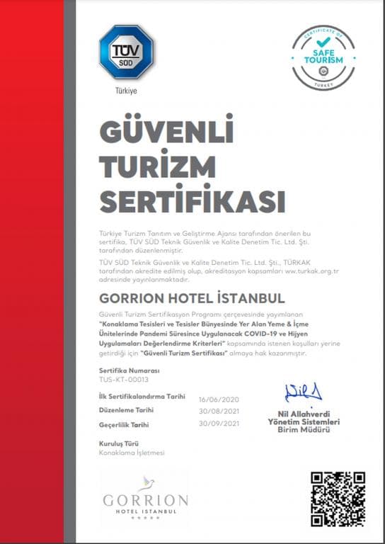 Gorrion Hotel İstanbul-13