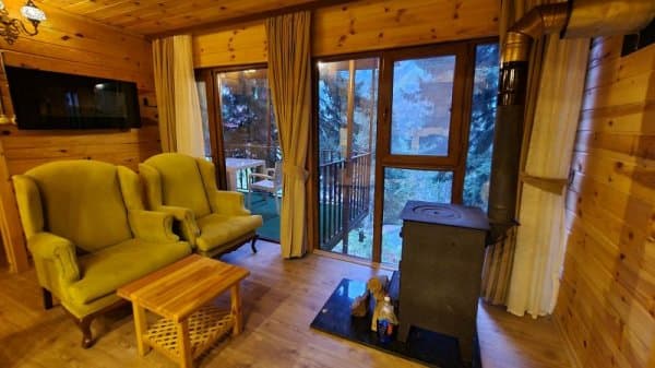 Şömineli Dağ Evi 2 Kişilik	 1