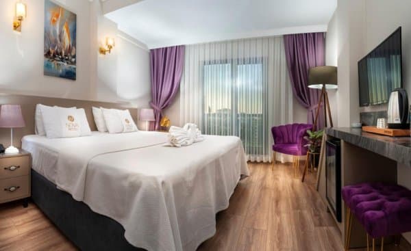 Deluxe Çift Kişilik Oda, Şehir Manzaralı, Balkonlu veya Fransız Balkonlu 1