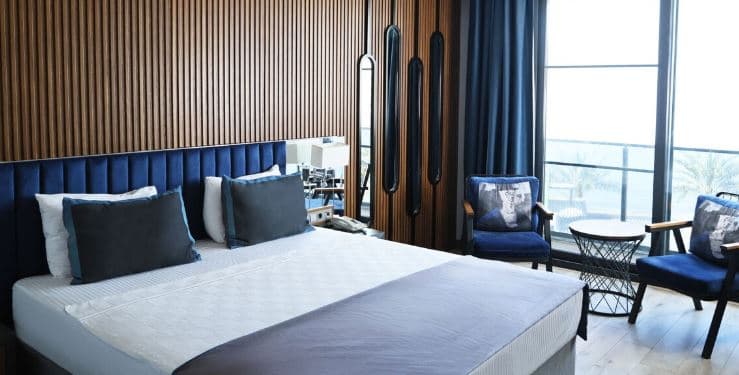 Superior Oda, Büyük Yataklı, Deniz Manzaralı Teraslı (Ek Bina) 1