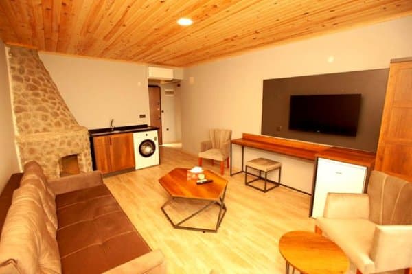 1+1 Deniz Manzaralı Şömineli Villa 3