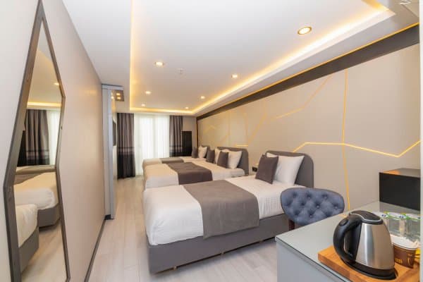 Deluxe 4 kişilik oda 25m² 1