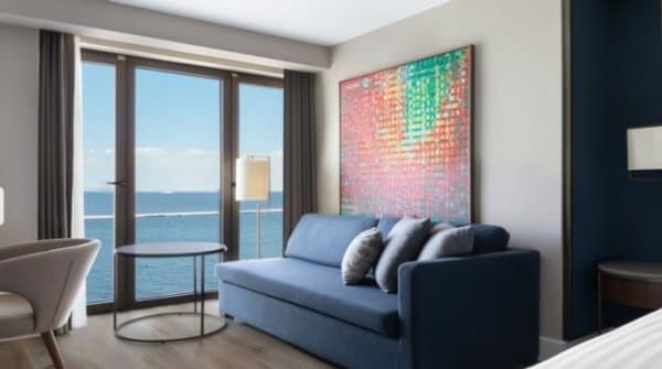 Executive Deniz Manzaralı İki Ayrı Yataklı Oda	 2