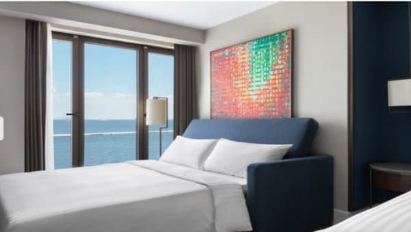 Executive Deniz Manzaralı İki Ayrı Yataklı Oda	 3