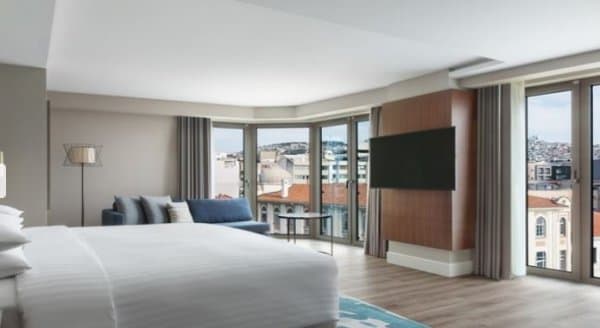 Köşe Şehir Manzaralı Oda	 3