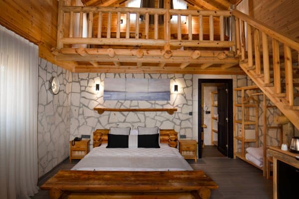 Asma Kat Loft Evler Şömineli 1