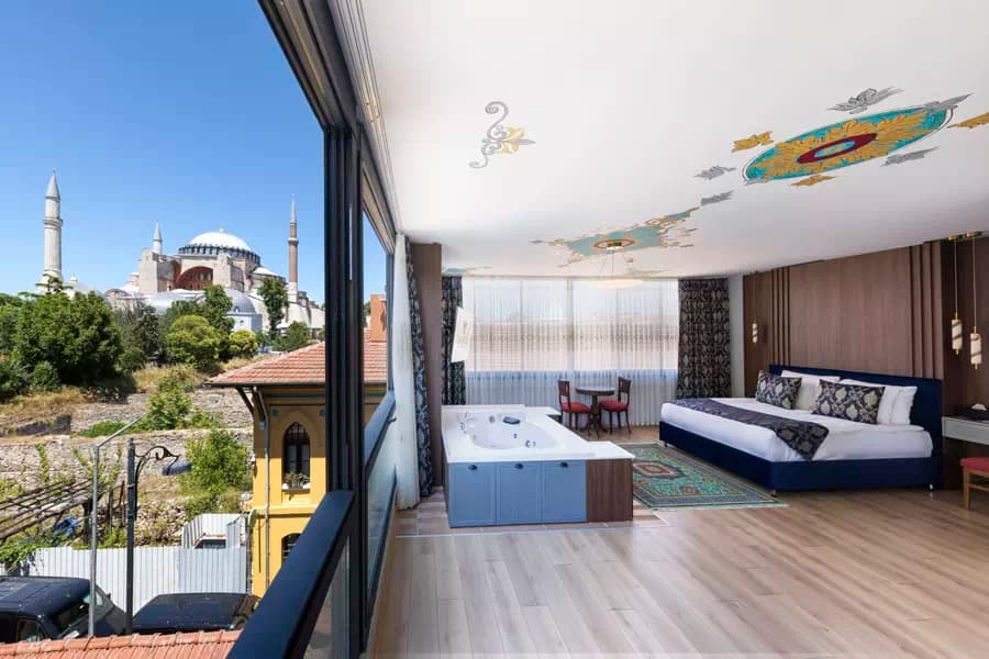 QUEEN SUITE WITH ST.SOPHIA VIEW 1